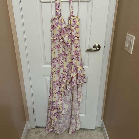 For the Love of Lemons high low Midi Dress - Picture 4 of 4